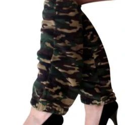Beenwarmers Pluche Camouflage