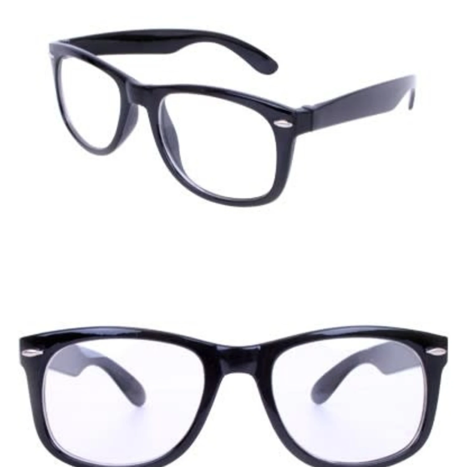 Blues Brothers Bril Blank Glas 2 Blues Brothers Bril Blank Glas - Afbeelding 2