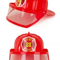Brandweerhelm Met Vizier Plastic
