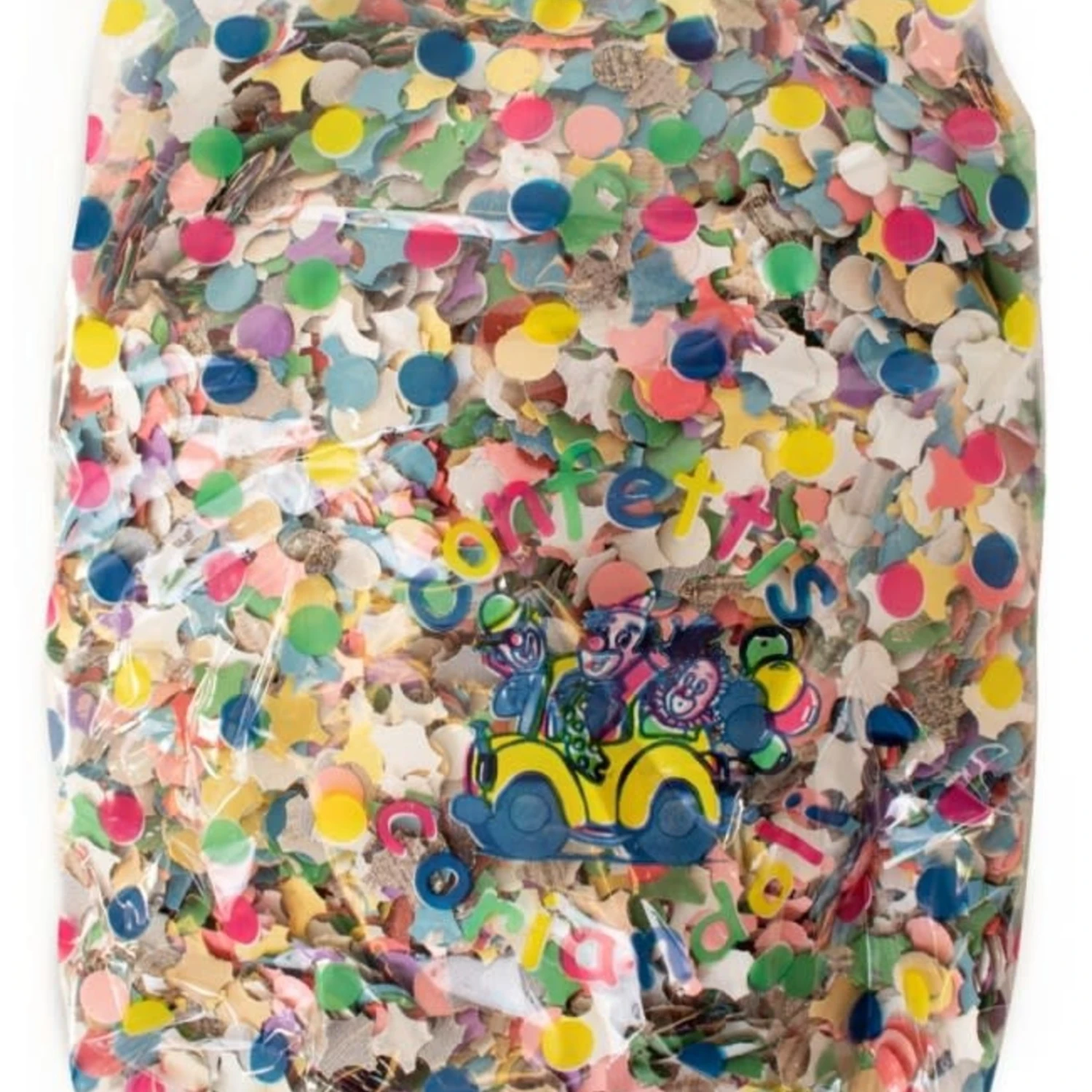 Confetti Kantig Bont 100 Gr. A-kwaliteit 1 Confetti Kantig Bont 100 Gr. A-kwaliteit