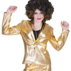 Disco Fever Jacket Goud Dames