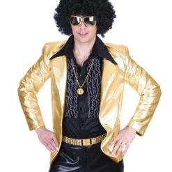 Disco Fever Jacket Goud Heren