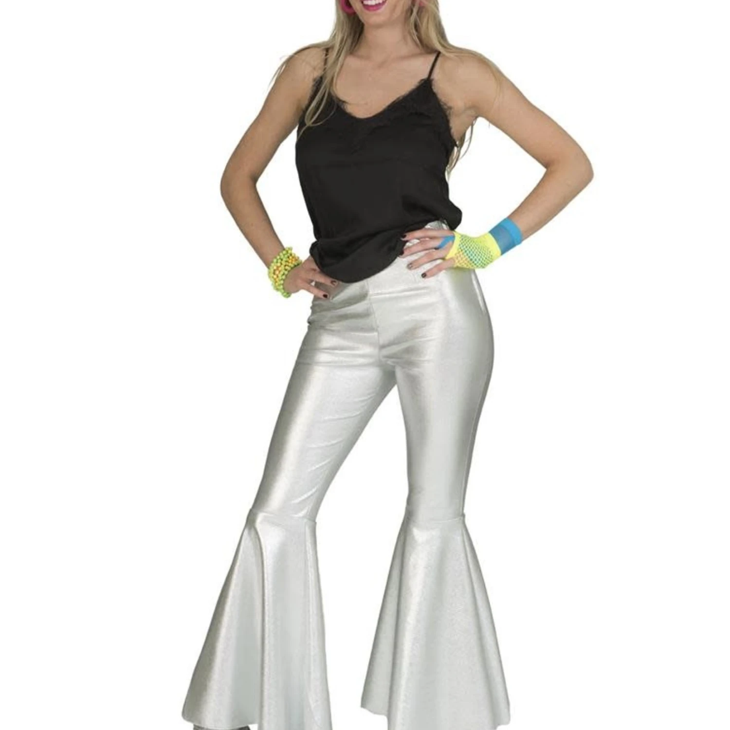 Disco Fever Pants Zilver Dames 1 Disco Fever Pants Zilver Dames