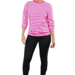 Dorustrui Roze/wit Lange Mouw - Kids