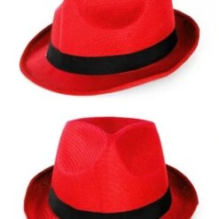 Gleufhoedje Met Zwarte Band