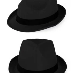 Gleufhoedje Met Zwarte Band -Bazaar Ple4 Winkel bazaar ple4 gleufhoedje met zwarte band 4