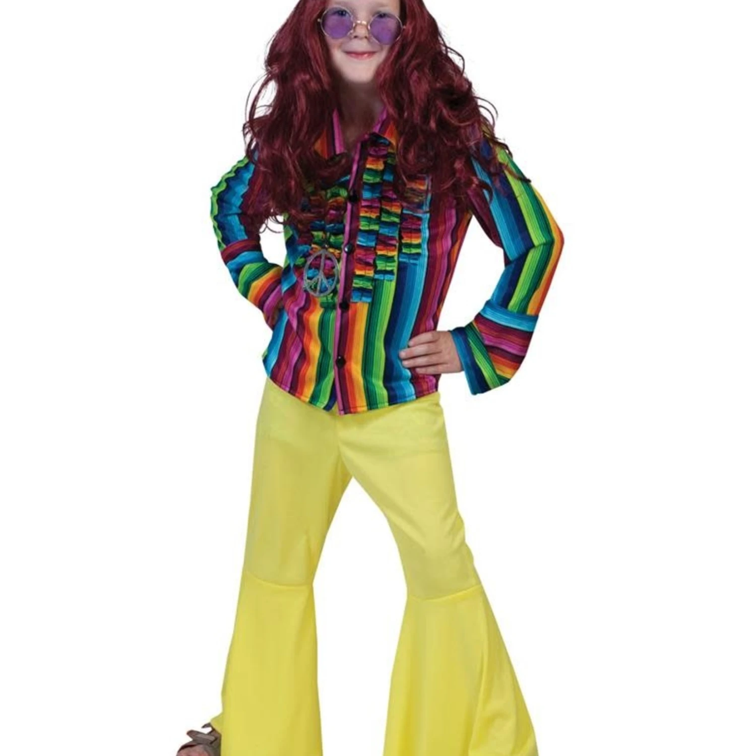 Hippie Pants Kids Geel 1 Hippie Pants Kids Geel