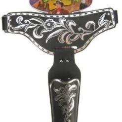 Holster Wild West Enkel Zwart 115 Cm Voor Volwassenen