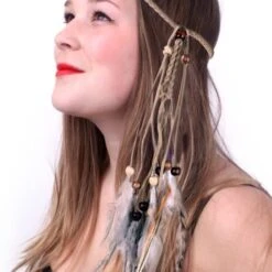 Hoofdband Indiaan Met Veertjes