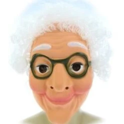 Masker Met Wit Haar Sarah Plastic