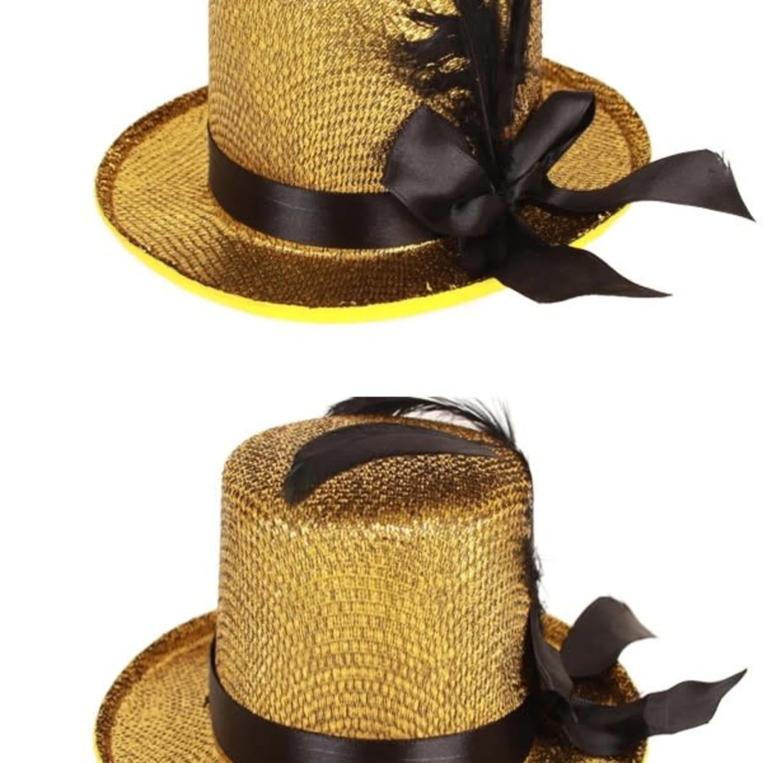 Midi Hoge Hoed Glitter + Deco 1 Midi Hoge Hoed Glitter + Deco