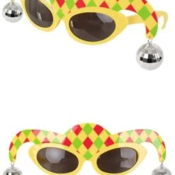 Narrenbril Rood/Geel/Groen