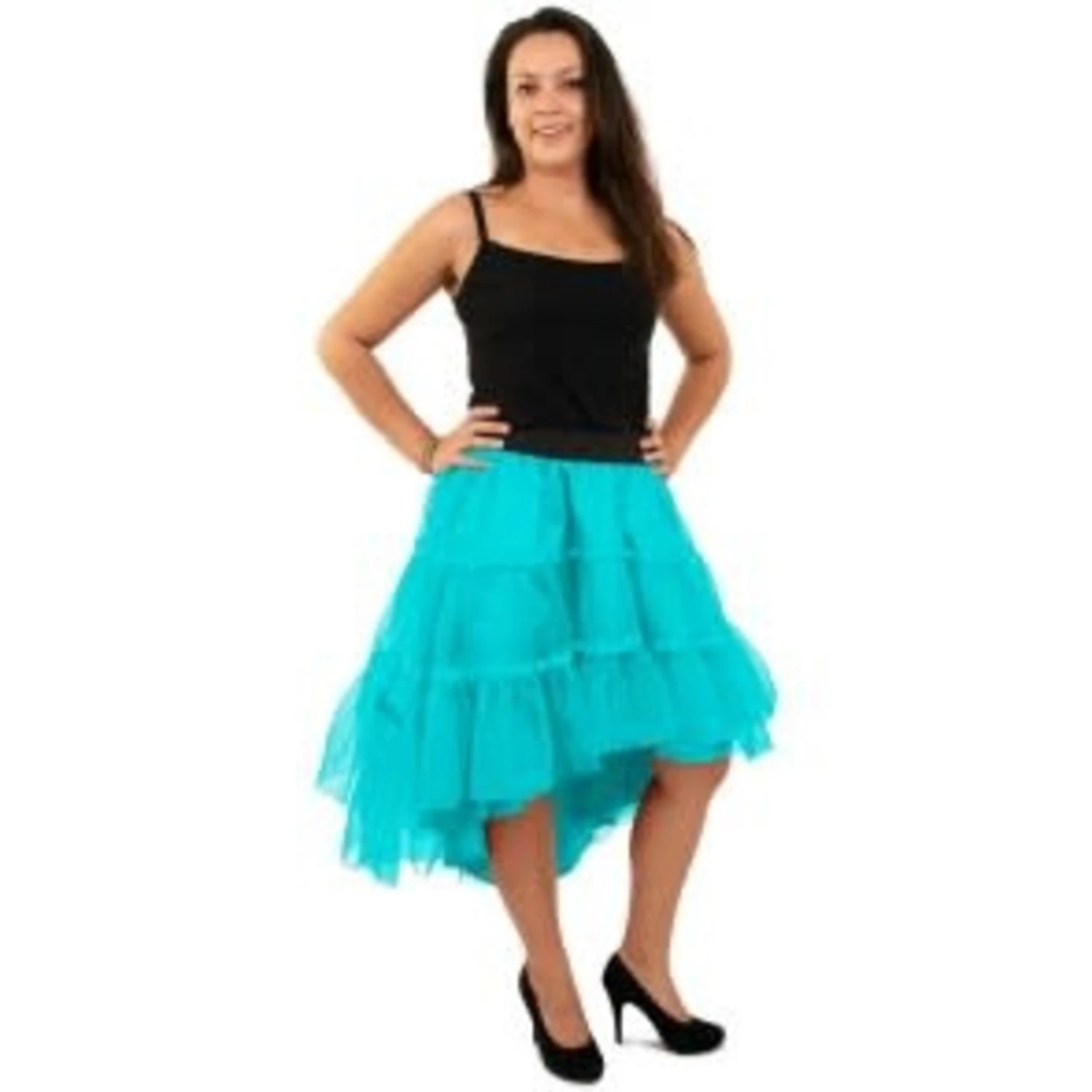 Petticoat Schuin Aflopend Dames 4 Petticoat Schuin Aflopend Dames - Afbeelding 4