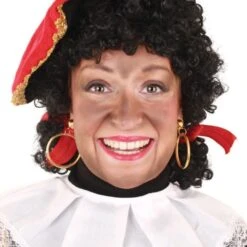 Piet Krul Verstelbare Kap Zwart Met Staartjes