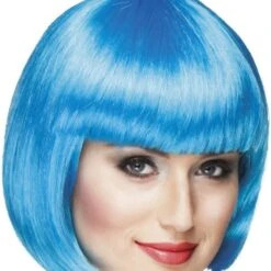Pruik Cabaret Icy Blue