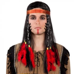 Pruik Indiaan Cheveyo
