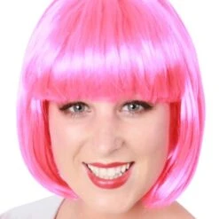 Pruik Sensation Bobline Roze