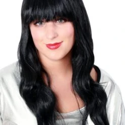 Pruik Sensation Zwart Lang