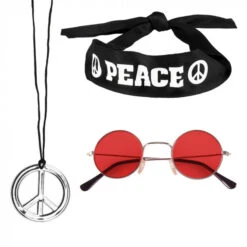 Set Peace (hoofdband, Bril En Ketting)