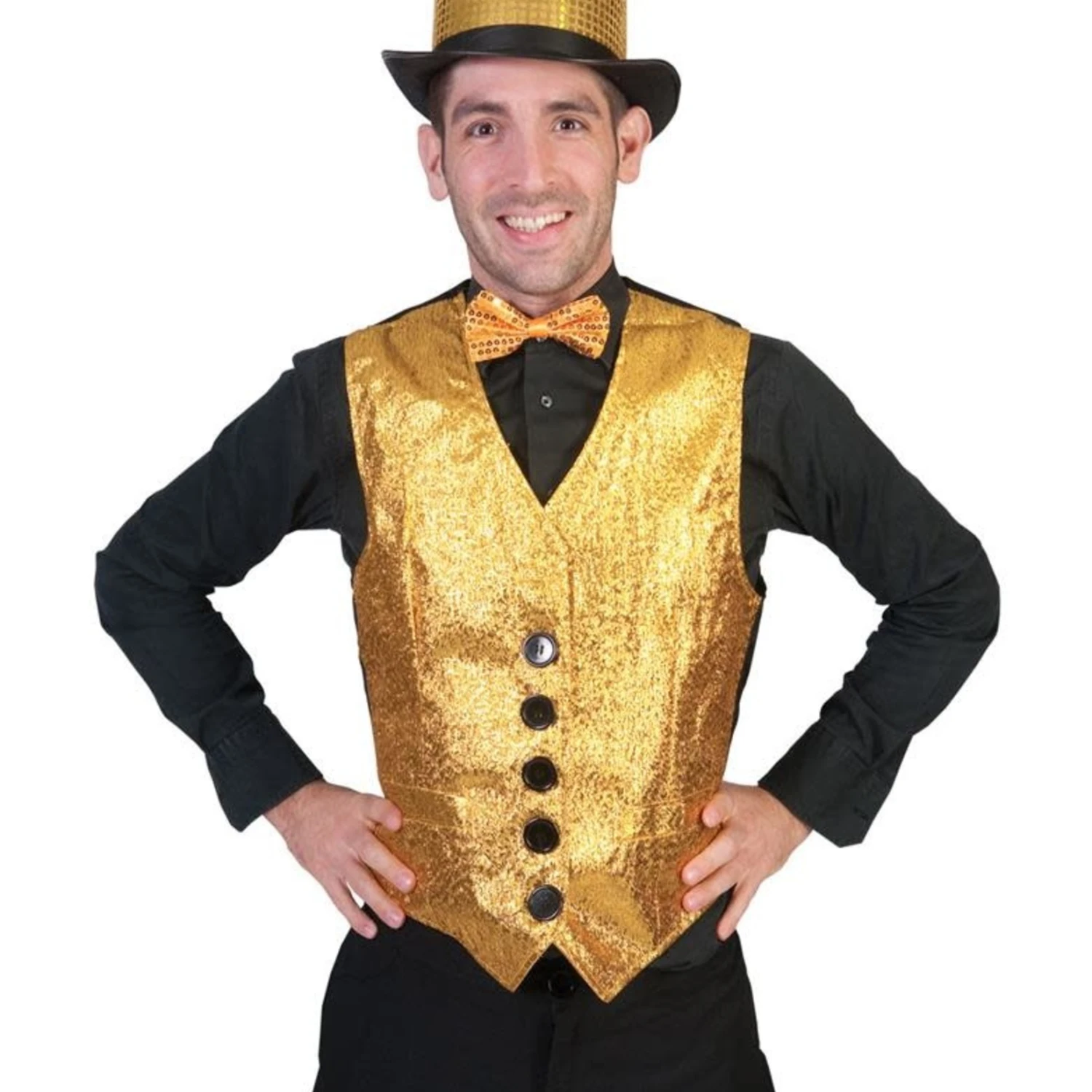 Show Biz Vest Goud 1 Show Biz Vest Goud