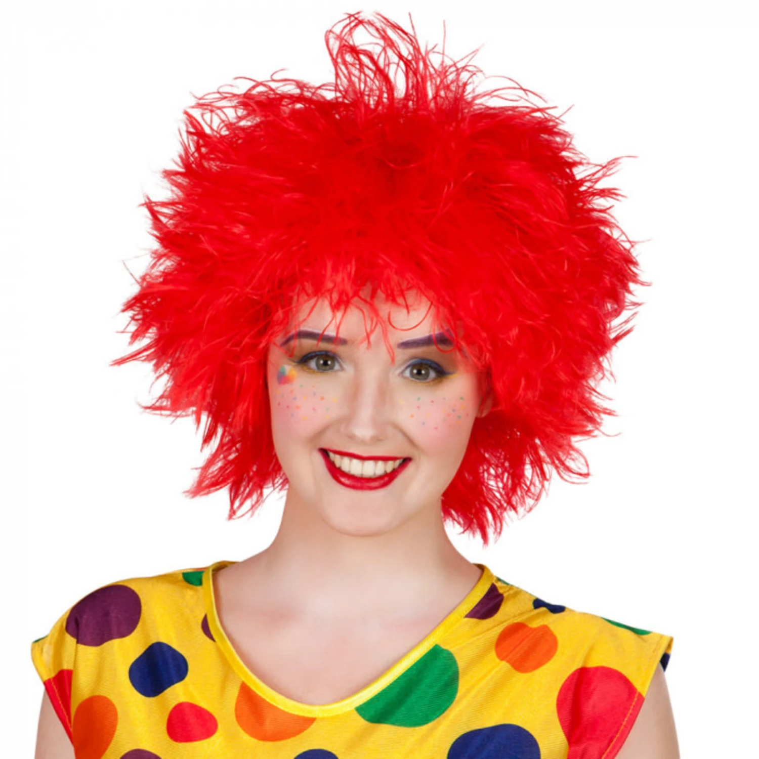 Boland Pruik Clown Frizzy 1 Boland Pruik Clown Frizzy