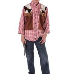 Cowboy Hemd Met Vest - Kids