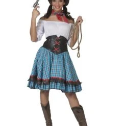 Cowgirl Blue Bird - Kort