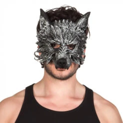Halfmasker Foam - Weerwolf
