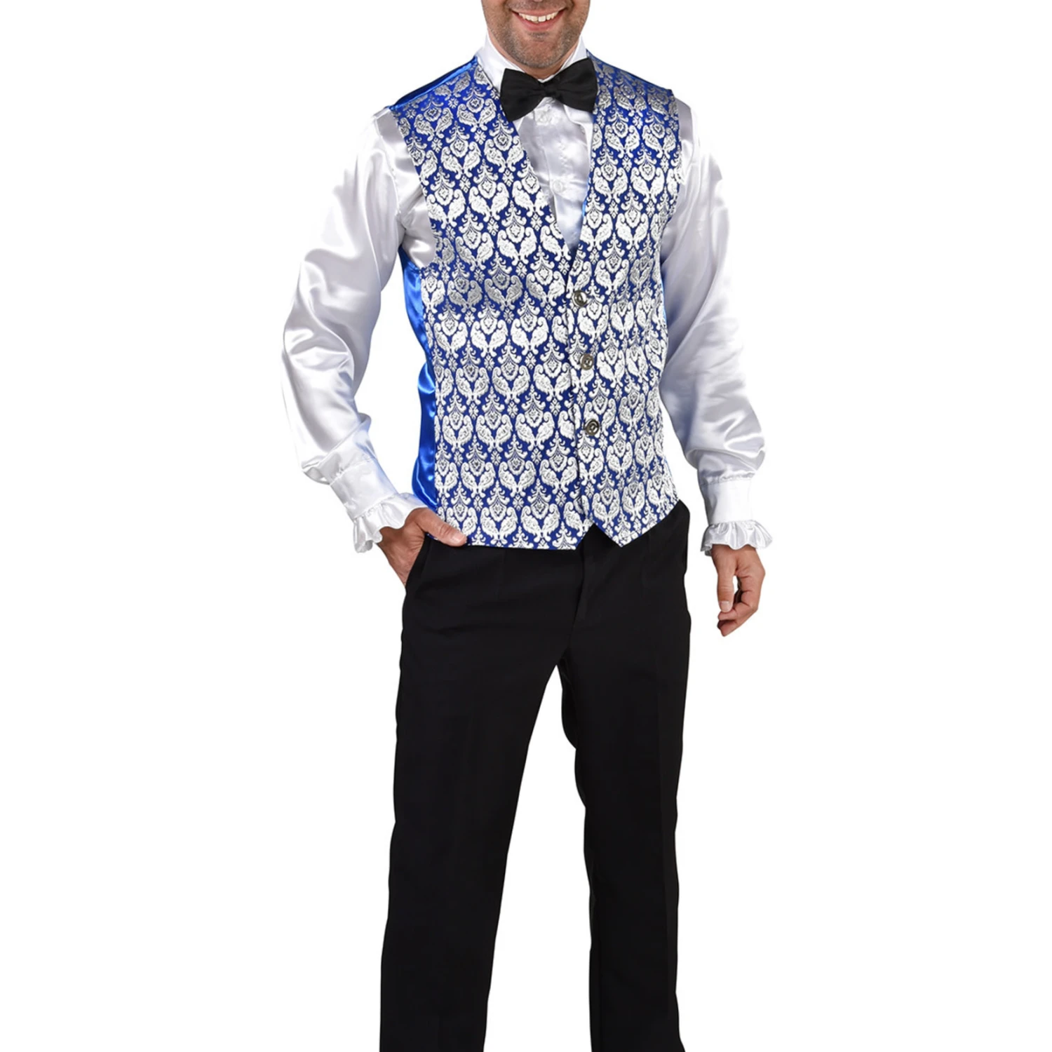 Magic Vest Brocaat Royal 2 Magic Vest Brocaat Royal - Afbeelding 2