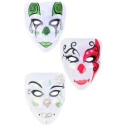Masker Pierrot Plastic Assorti