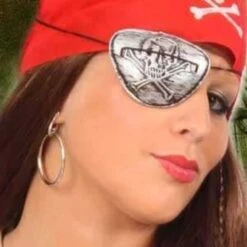 Ooglapje En Oorring - Zilver