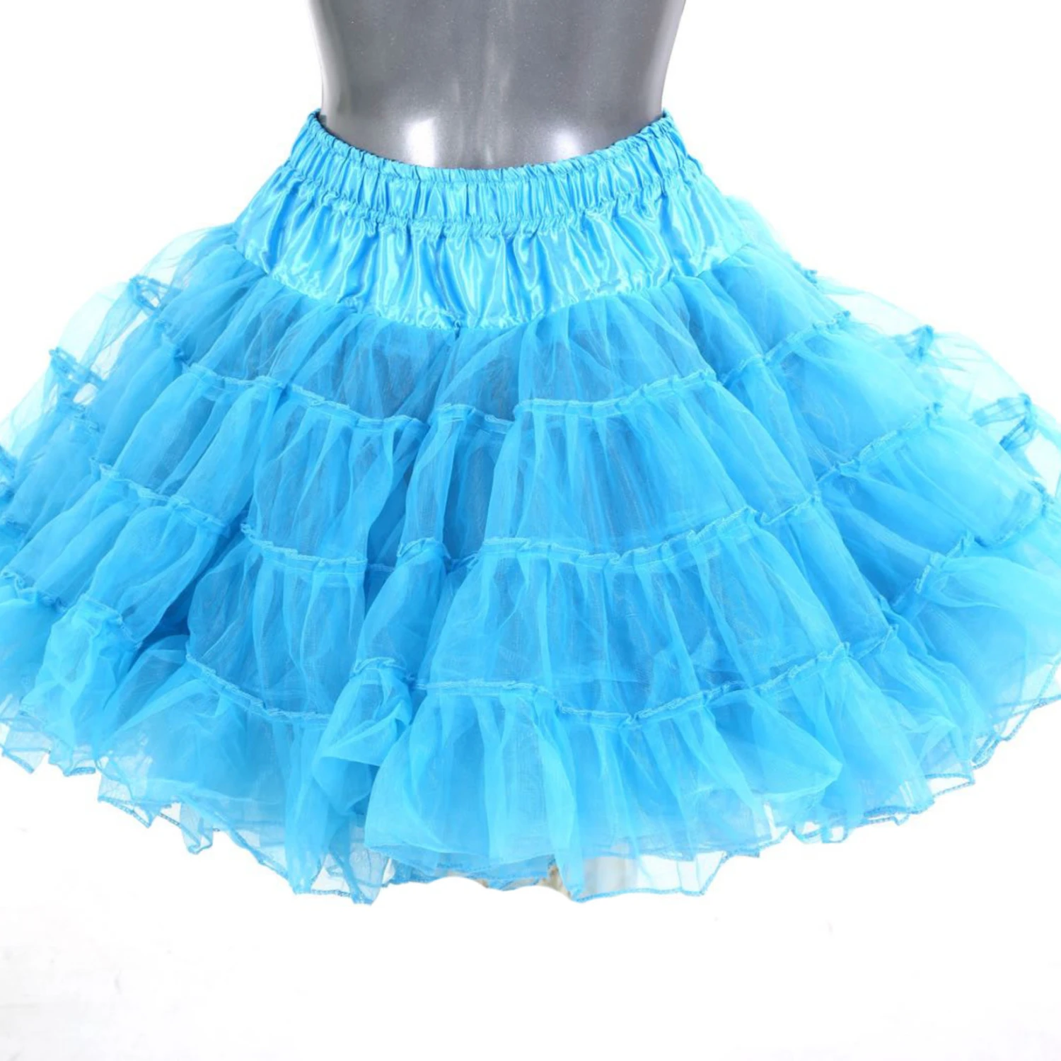 Petticoat Lang One Size - 3 Laags 4 Petticoat Lang One Size - 3 Laags - Afbeelding 4