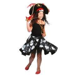 Piratenrok Zwart - One Size - Kids