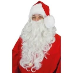 Pruik En Baard Lang Kerstman