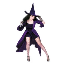 Sexy Paarse Heks 3 Delig